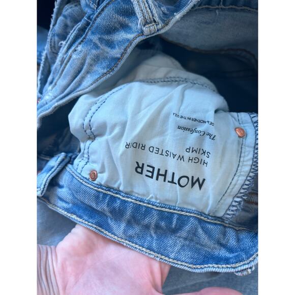 MOTHER Denim High Waisted Rider Skimp The Confession Jean size 30 - Picture 4 of 7
